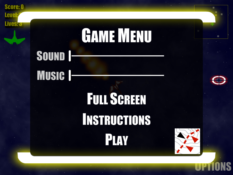 Tutorial Game Menu